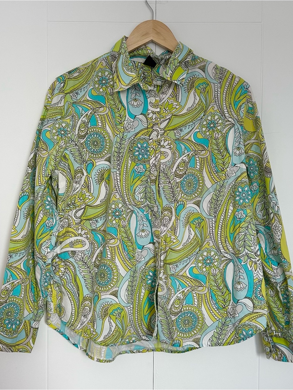 Gap Paisley Print Button-Up Shirt